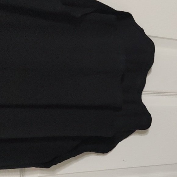 Olive + Oak Black Sleeveless Tank Maxi Dress Sz XL Soft Fit Rounded Hem - Picture 4 of 7